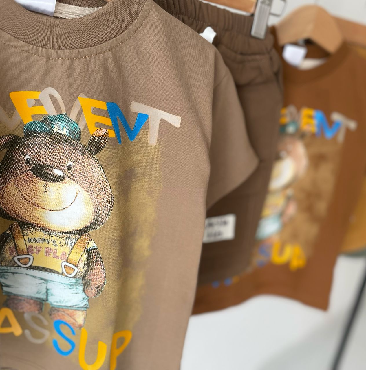 تیشرت شلوارک کتان عروسکی - Image 5