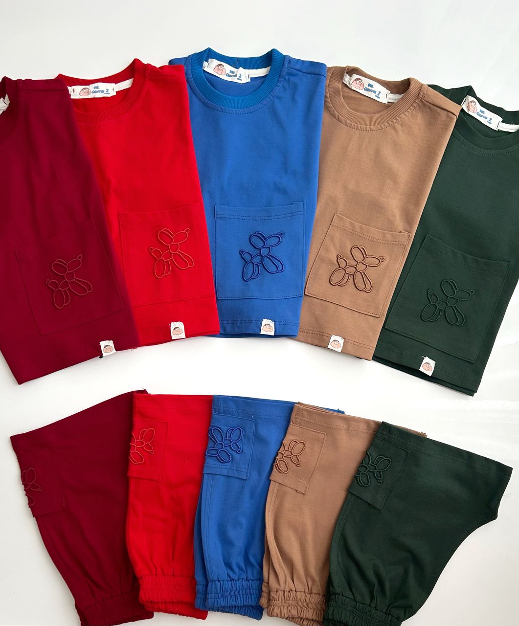 تیشرت شلوارک بادکنکی