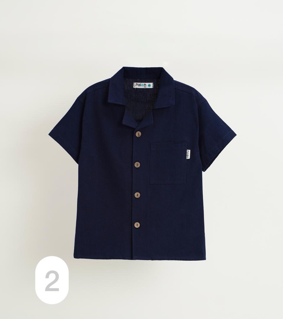 ست پیراهن لینن و شلوارک - Image 5