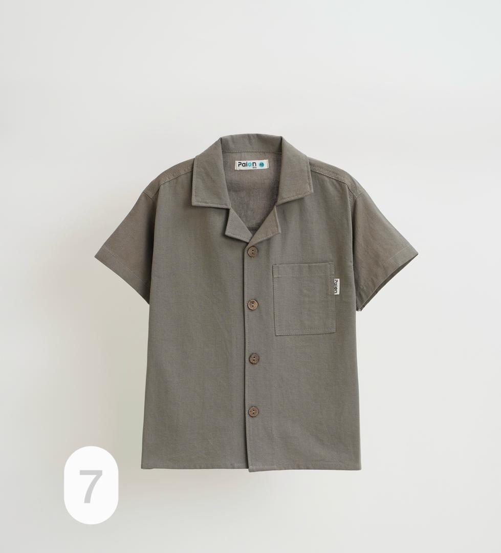 ست پیراهن لینن و شلوارک - Image 9