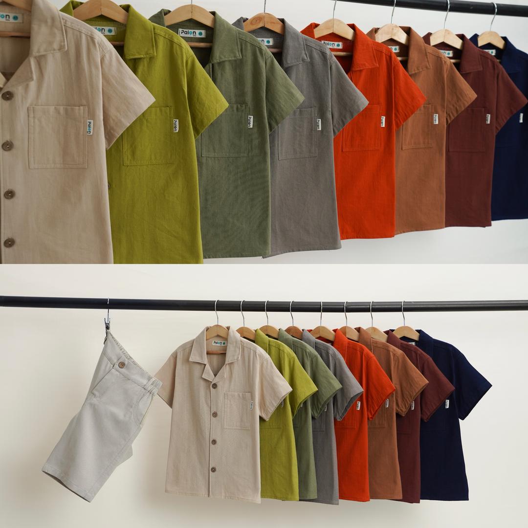 ست پیراهن لینن و شلوارک - Image 12