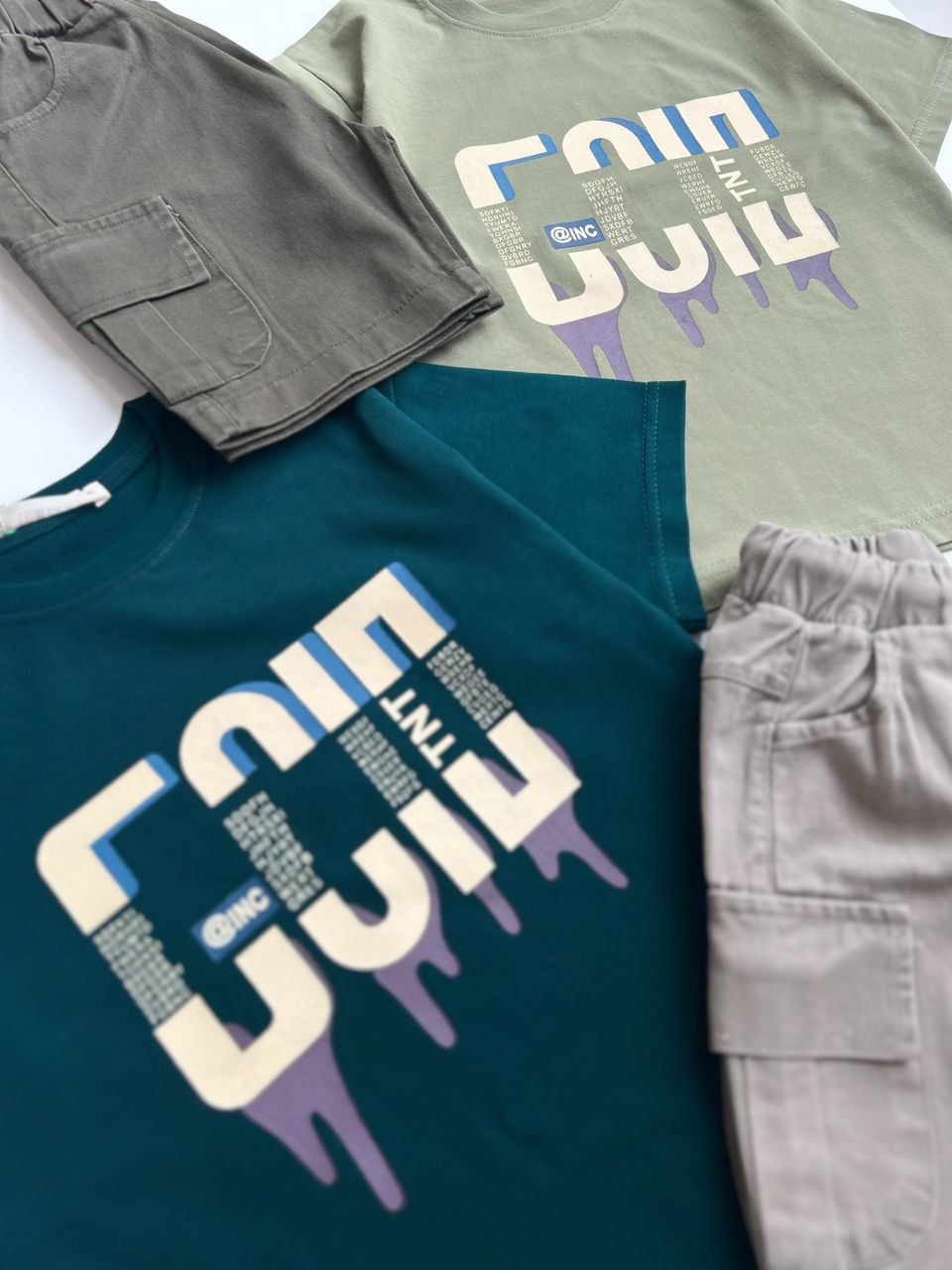 تیشرت شلوارک کتان - Image 5