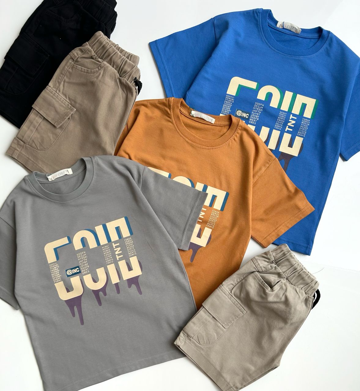 تیشرت شلوارک کتان - Image 4